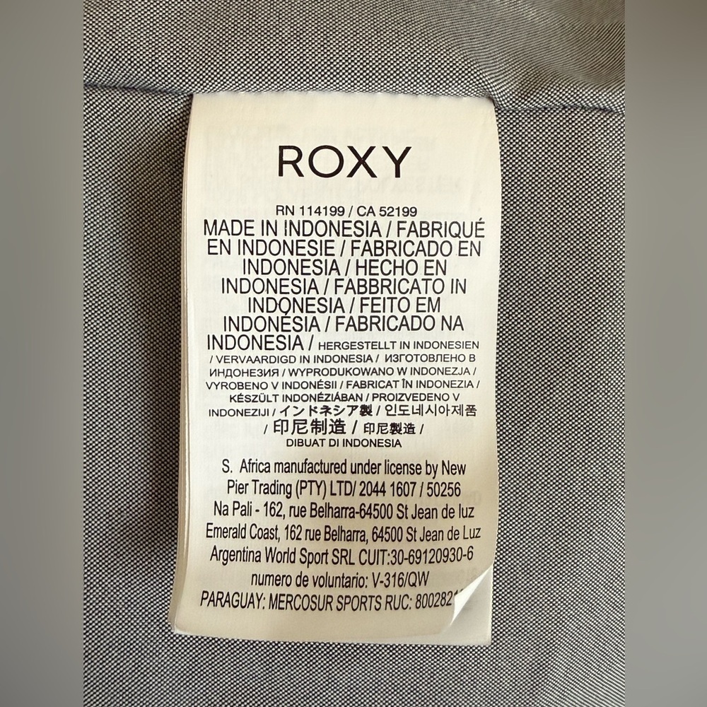 Roxy Ellie Longline Hooded Waterproof Puffer Jacket - size small - Picture 7 of 7